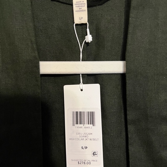 Eileen Fisher NWT open jacket linen szS - Picture 2 of 5